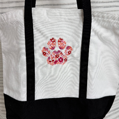 Pet Themed Embroidered Totes