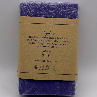 Lavender + Oakmoss Handcrafted Soap