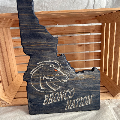 Bronco Nation Idaho State Decor