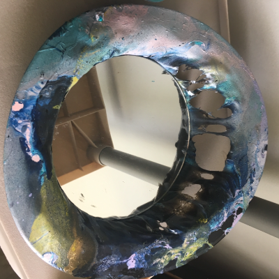 Melted Record Mirror