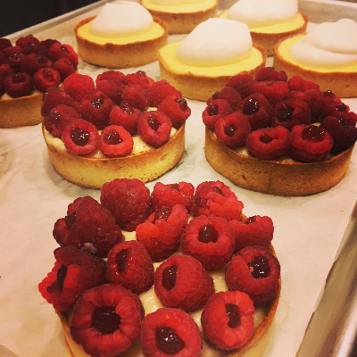 Pastries , Tartlets . Croissants, Cruffins.