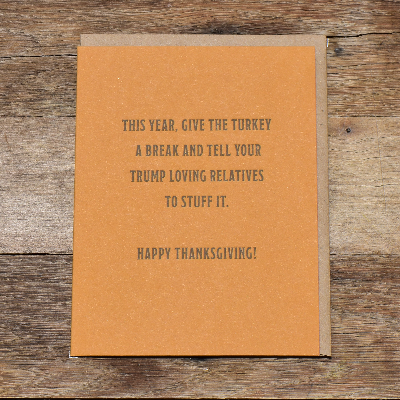 Your Crazy Thanksgiving Family Greeting Card