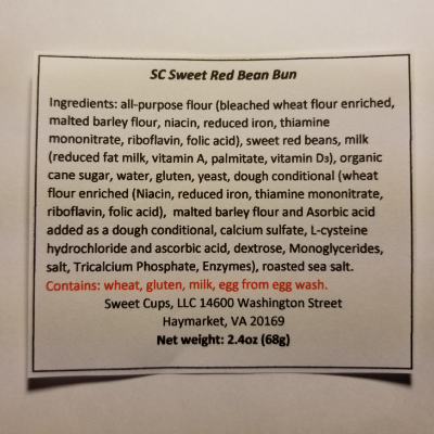 Sc Sweet Red Bean Buns