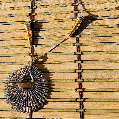 Mixed Metal Statement Necklace