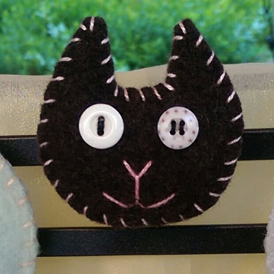 Felted Wool Magnets