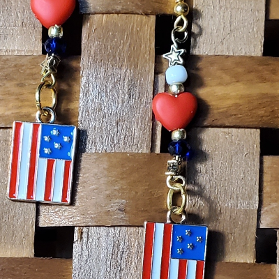 American Flag Earrings