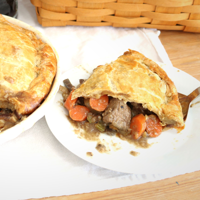 10" Steak And Ale Pie