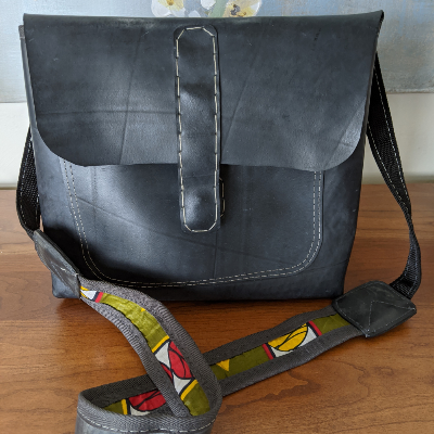 Upcycled Tire Tube Purse