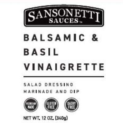 Balsamic & Basil Vinaigrette
