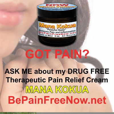 Be Pain Free Now Mana Kokua "Powerful Healer" Pain Relief Cream