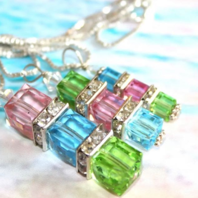 Handmade  Birthstone Sterling Silver Neclaces