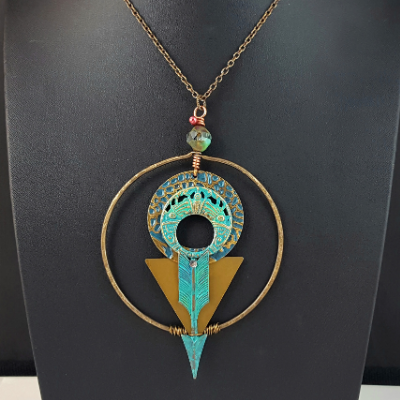 Texture, Patina'd, Riveted Pieces