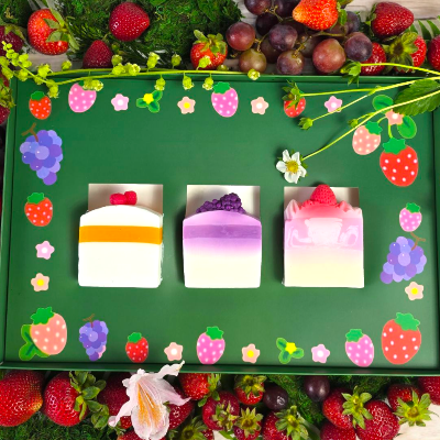 Oregon Berries (Set Of 3 Natural Soap Bars) 10.5oz