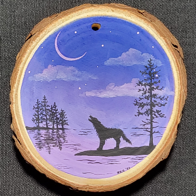 Handpainted Wood Ornaments
