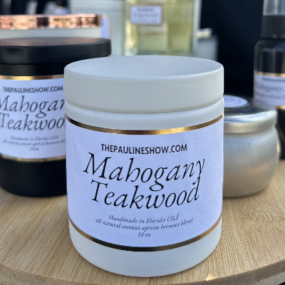 Mahogany Teakwood Candle