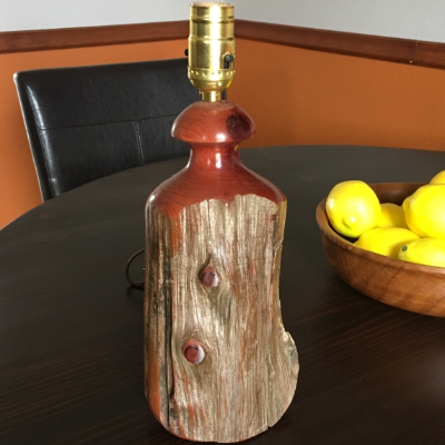 Cedar Table Lamp