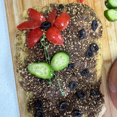 Zaatar & Olive Flatbread