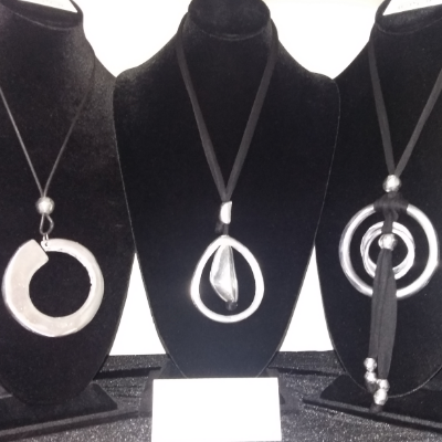 Necklaces - Recycled Aluminum Pendants (From Car Engines)