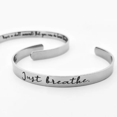 Custom Handwritten Cuff Bracelet