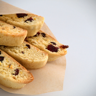 Cranberry Orange Biscotti - 10 Count