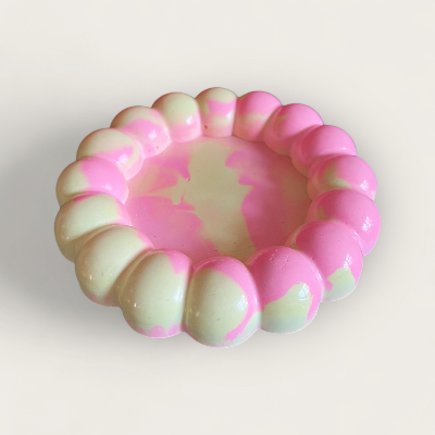 Marbleized Decorative Bubble Tray
