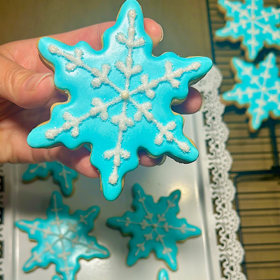 Decorated Shortbread Biscuits