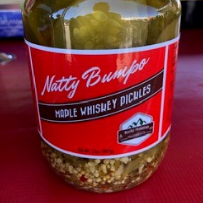 Maple Whiskey Pickles