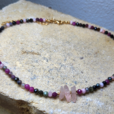 Rainbow Tourmaline Choker