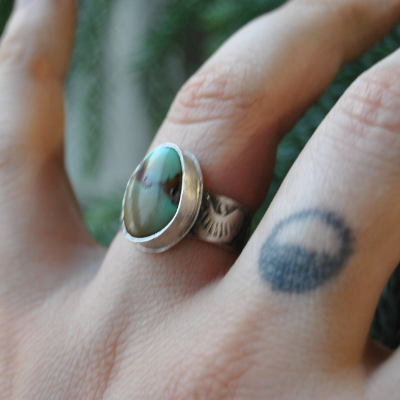 Brass Teardrop Hoops