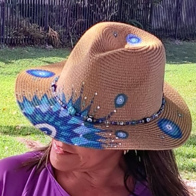 Mandala Hat Turkish Eyes