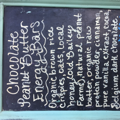 Chocolate Peanut Butter Energy Bars