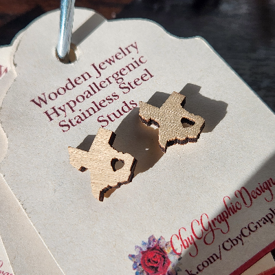 Texas Stud Earrings 3 Styles
