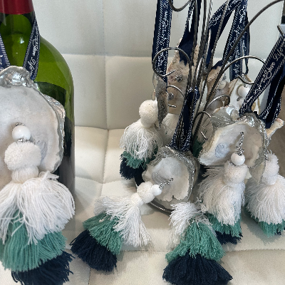 Oyster Wine Bottle Decor