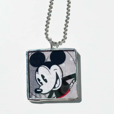 Groovy Gurlz Fabric Necklace