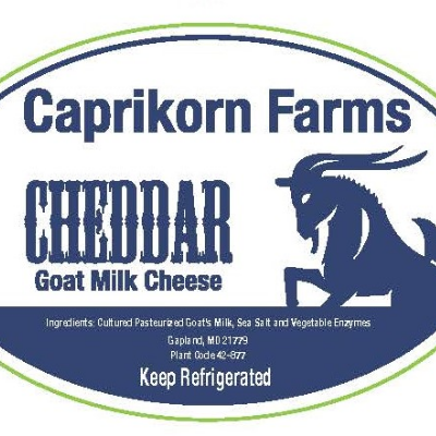 Caprikorn Farms Cheddar Goat Cheese