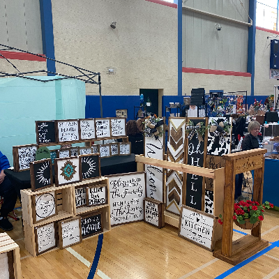 A Photo Of My Booth Set Up In Previous Craft Event.
