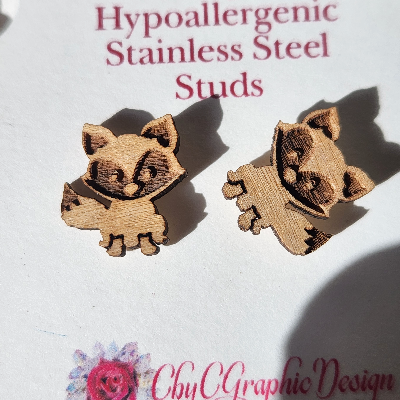 Animal Stud Earrings