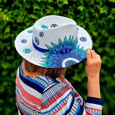 Mandala Hat Turkish Eyes