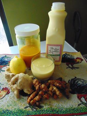 Golden Goat Kefir - Our Delicious And Nutritious Goat Kefir Laced With Turmeric, Ginger And Honey.