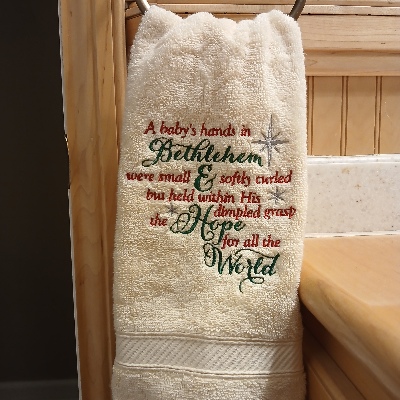 Embroidered Hand Towels