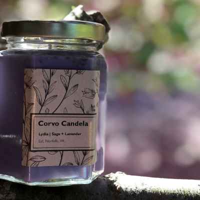 Lydia - Lavender And Sage Soy Candle