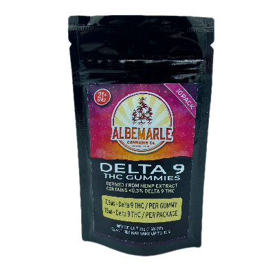 Acc 75mg Delta 9 Thc Gummies, Derived From Hemp Extract (<0.3 Delta-9 Thc) 10 Pack