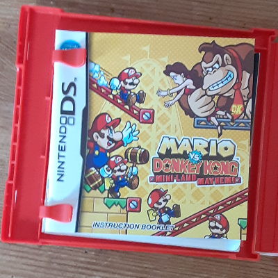 Manual Only) Mario vs. Donkey Kong Mini-Land Mayhem Nintendo DS Authentic