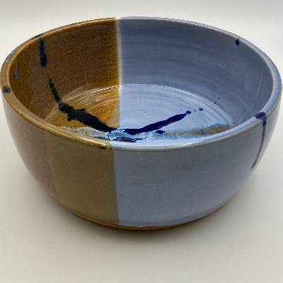 Brown And Blue Bowl