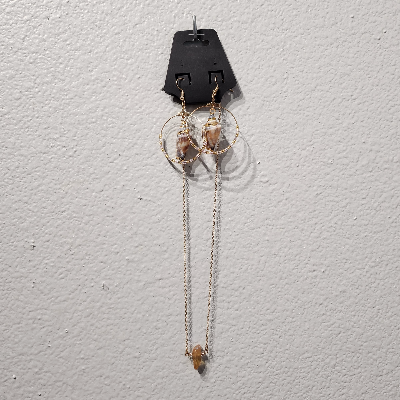 Fidget Necklace, Earring Set