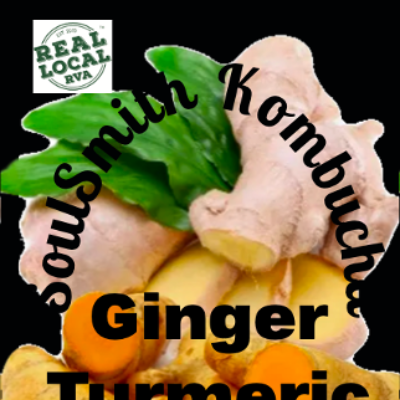 Soulsmith Ginger Turmeric Kombucha 32 Oz.