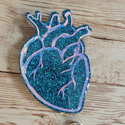 Anatomical Heart | Nurse Badge Reel Holder
