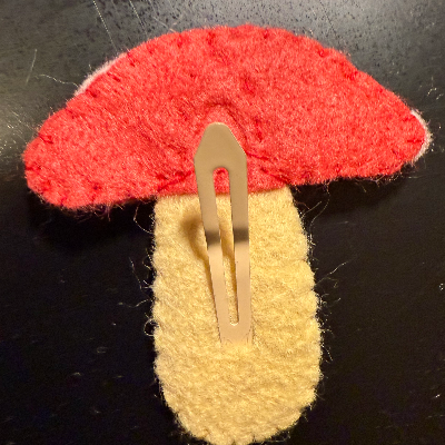 Mushroom Hairclip