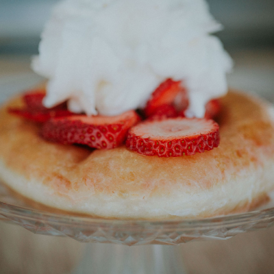 Strawberry Topped Donut