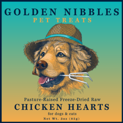 Chicken Hearts - Pasture-Raised Freeze-Dried Raw Chicken Hearts Treats For Dogs & Cats